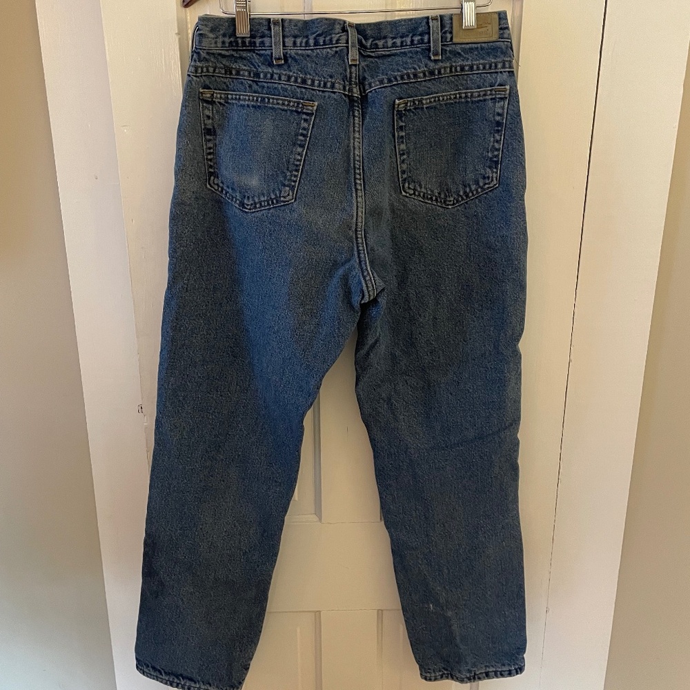 Flannel lined LL Bean Jeans